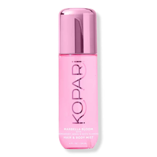 Kopari Hair & Body Mist Marbella Bloom, Long-Lasting Bright Inviting Floral, Blend of Neroli & Bergamot, with a Touch Of Cardamom and Vetiver, 4 oz