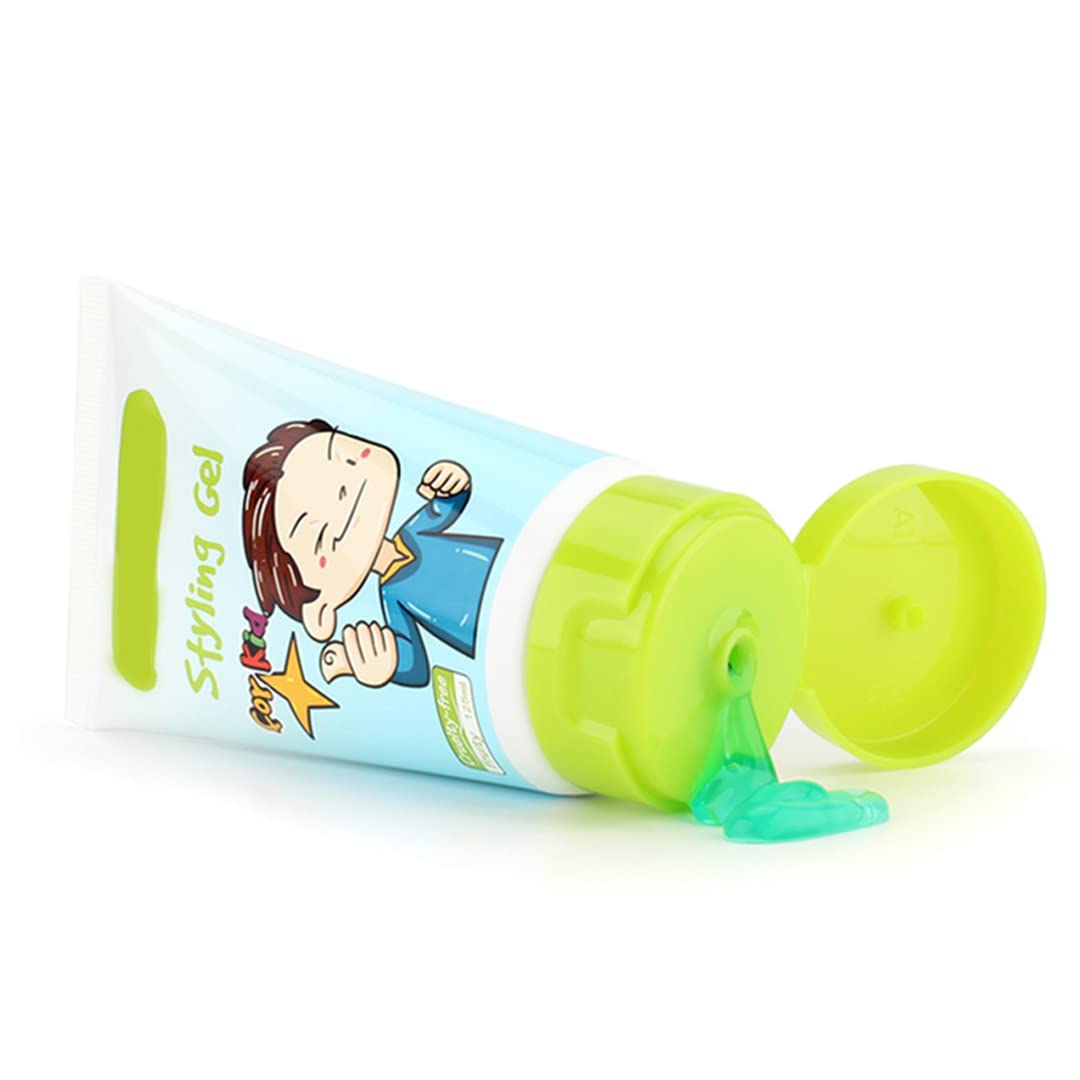 gowwim Kids Fresh Styling Hair Gel | Medium-Strong Hold | Not Greasy | Fruity Fragrance | 4.4oz