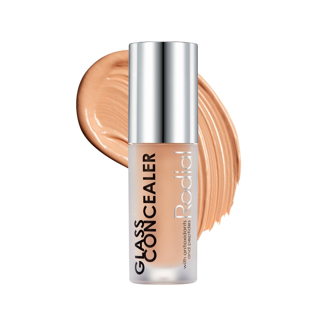 Rodial Glass Concealer Shade 1 - Luminous, Full-Coverage Cream with Peptides and Antioxidants for Flawless Skin, 0.1 fl. oz.