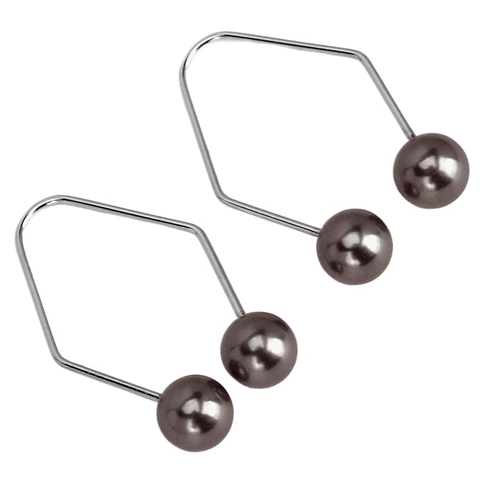 Facial Dimple Maker 2 Pair Dimple Trainer Balls for Face Cheeks, Create a Beautiful Smile, Develop Dimples (Black)