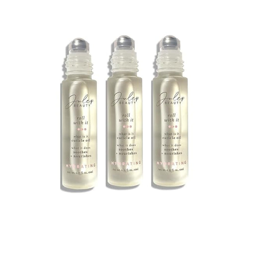 Julep Roll With It Cuticle Oil Trio – Nourishing Nail & Cuticle Care Set with Natural Oils for Hydration and Healthy-Looking Nails