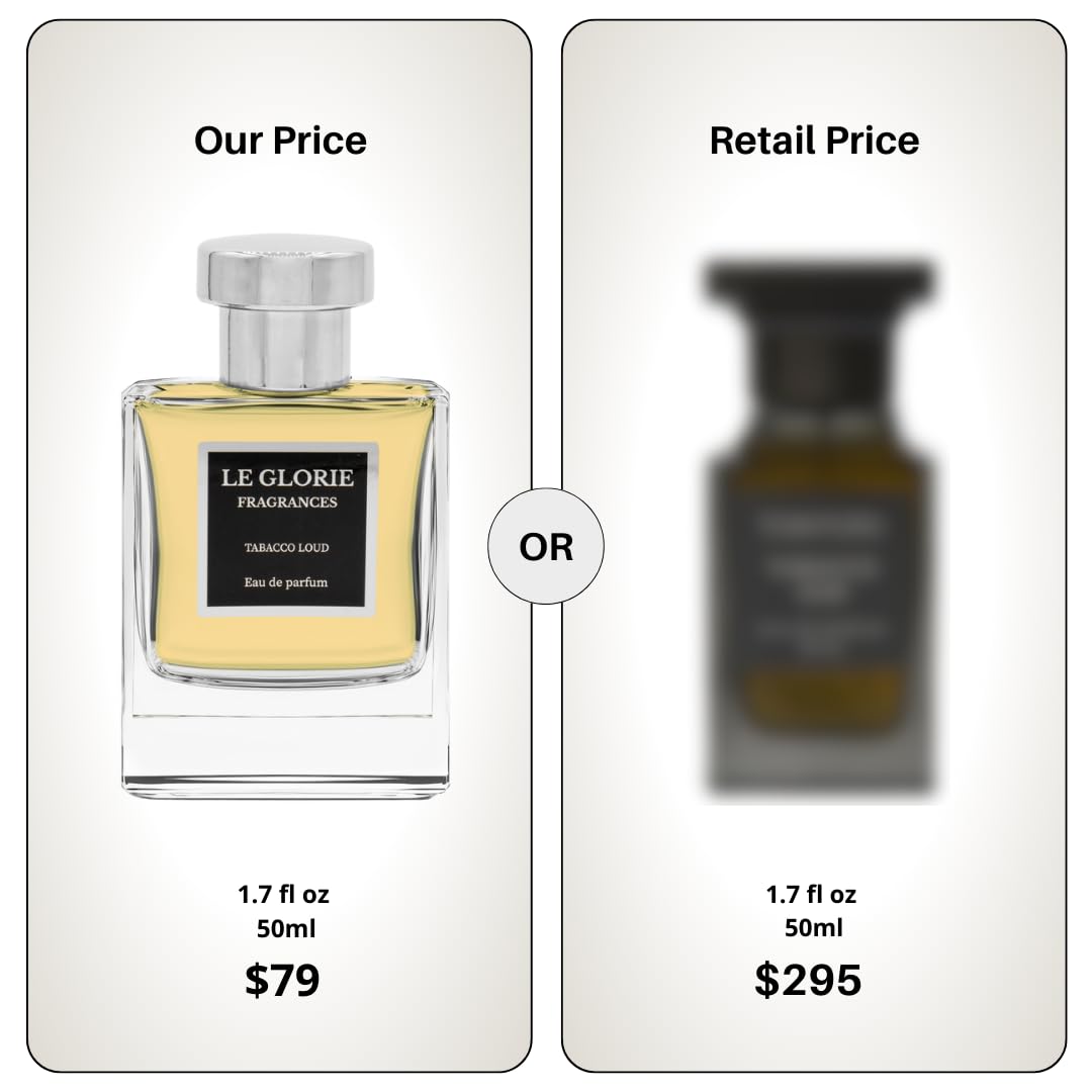 Inspired by T ford's Tobacco oud, Tabacco Loud EDP, Long Lasting 12-14 Hours Perfume Spray for Women, Men, Unisex, All Skin Types, Cruelty Free - 1.7 fl oz 50ml
