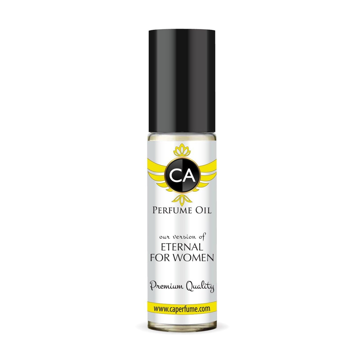 CA Perfume Impression of Eternal For Women Fragrance Oil Amber Floral Scent Long Lasting Perfumes for Women Travel Size TSA Ready Mini Parfum Body Oil Roll-on 0.33 Fl Oz 10ml
