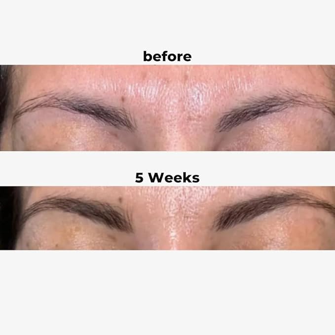 nuorganic 'Cosmic Brow' Eyebrow Serum for Growth | Natural Eye Brow Serum for Thicker, Longer, More Defined Brows | 4 Months Supply XL Size | Cruelty Free, Made in USA