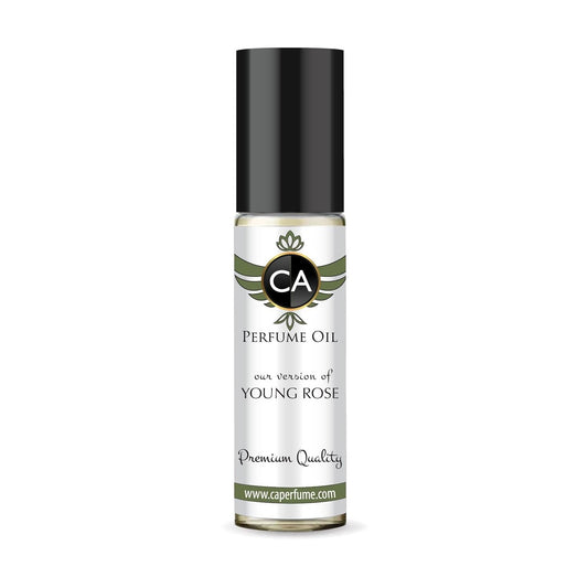 CA Perfume Impression of Young Rose Unisex Fragrance Oil Floral Woody Musk Scent Long Lasting Perfumes for Women & Men Travel Size TSA Ready Mini Parfum Body Oil Roll-on 0.33 Fl Oz 10ml