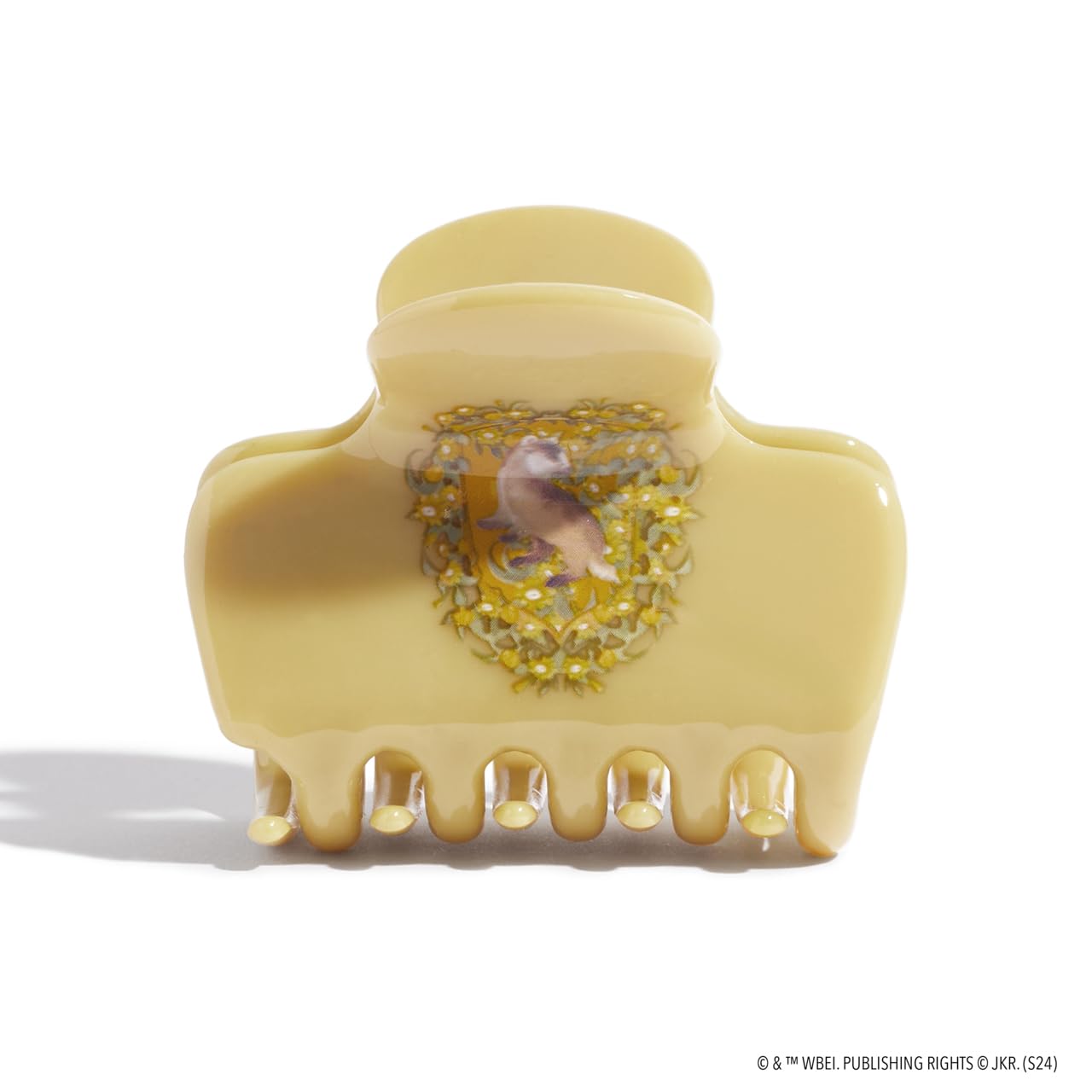 Harry Potter x Kitsch Jumbo Hair Claw - 2.3 Inches Big Hair Clips for Girls and Women | Stylish Accessories for Full Updo and Half Ponytail | Ideal Gifts for Women - Hufflepuff - 1pc