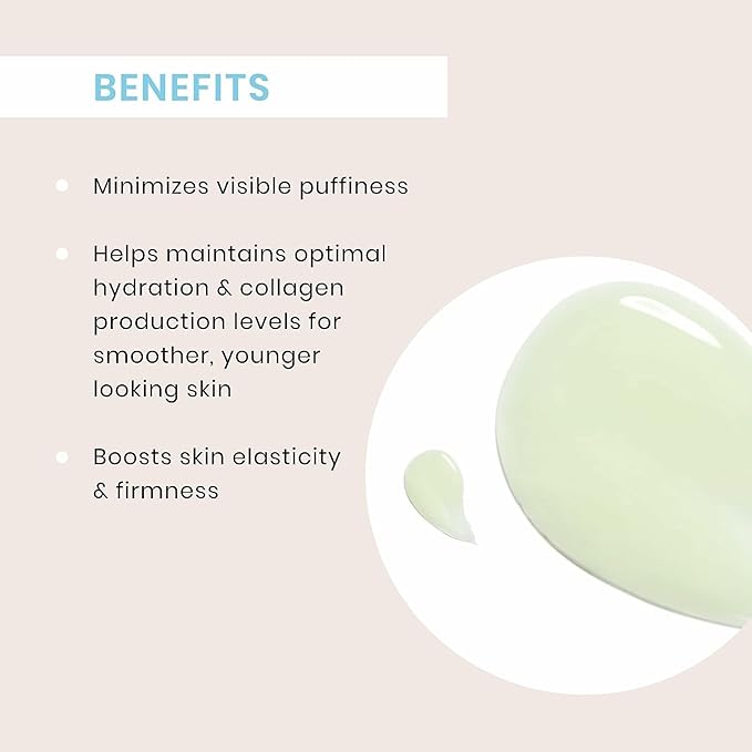 Timeless Skin Care Hydrating Eye Cream - 0.5 Fl Oz, Pack of 1 - Reduce Puffiness & Fine Lines - Includes Hyaluronic Acid for Hydration + Matrixyl 3000 to Fight Wrinkles - For All Skin Types