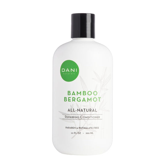DANI Naturals Conditioner – Bamboo Bergamot, Ultra-Hydrating & Nourishing for Dry & Curly Hair, Strengthens, Restores, Controls Frizz, Vegan & Color-Safe, 12 oz