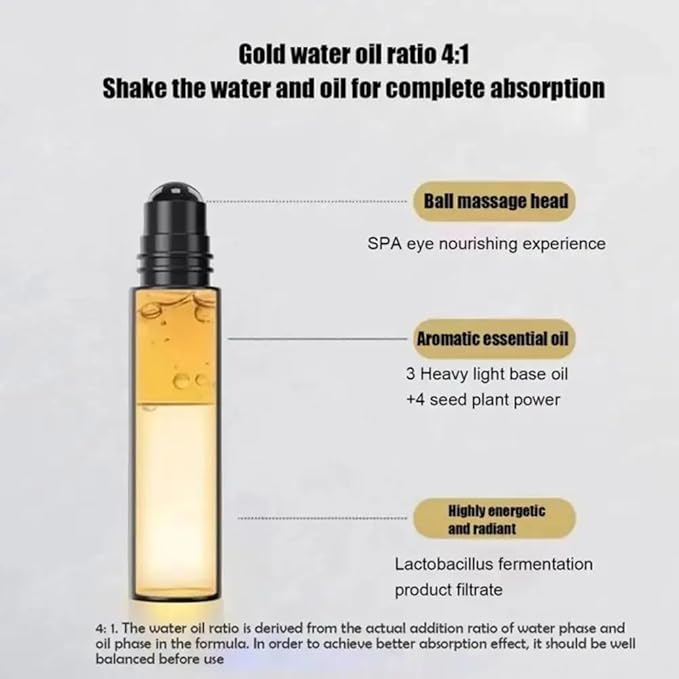 Retinol Anti-Wrinkle Eye Serum Oil, Eye Oil Roller, Reduces Fine Lines, Anti Wrinkle Serum For Eye