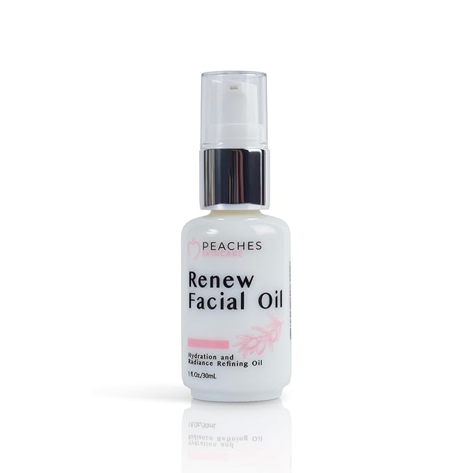 Face Oil for Women – Restorative Blend with Grape Seed, Olive & Bergamot – Age-defying Skin Care for Radiant, Firm Look – Renew Facial Oil (1 oz)