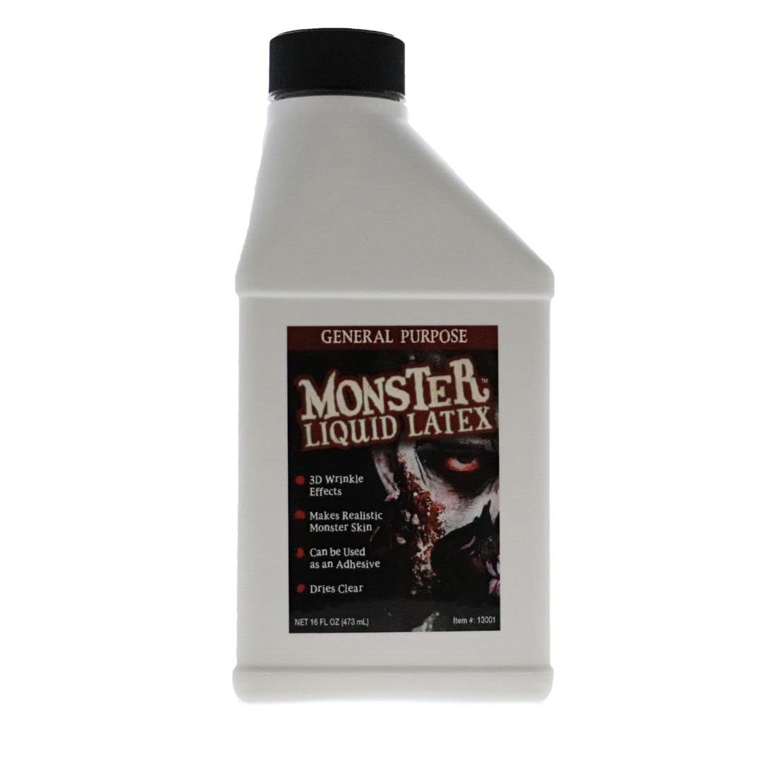 FX Monster Liquid Latex (2 Pack) For Halloween Costume, Zombie, Vampire, Monster Make Up & Dress Up, Special Effects, Parties and Cosplay, Face and Body Latex Paint