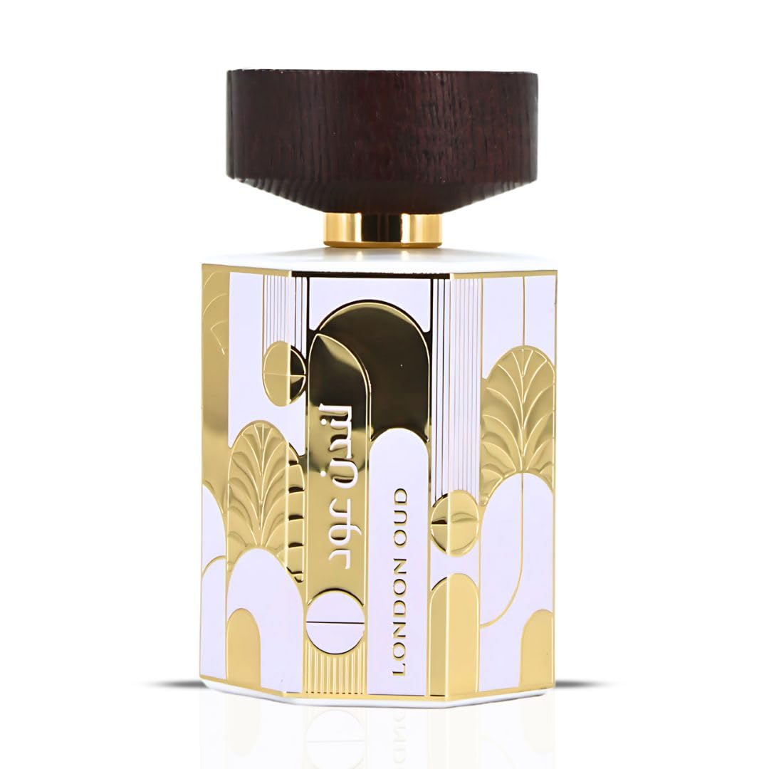 Ard al Zaafaran London Oud Eau De Parfum Spray 100ml (3.4 oz) Long Lasting Arabian Perfumes For Women, Signature Ladies Perfume with Vanilla, Iris, Cinnamon & Oud Notes - Exotic & Refined Fragrance