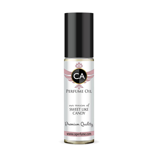 CA Perfume Impression of Sweet Like Candy for Women Eau De Parfum Floral Fruity Gourmand Scent Long Lasting Perfumes for Women Travel Size TSA Ready for Day and Night Wear 0.33 Fl Oz 10ml
