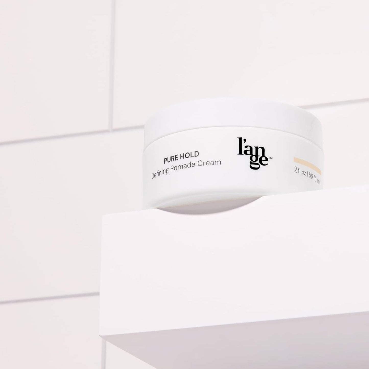 L'ANGE HAIR Pure Hold Defining Pomade Cream | Light-Medium Hold Styler With Soft, Matte Finish | Builds Volume and Definition | Controls Frizz and Flyaways |