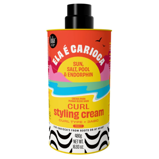Lola From Rio - Ela E Carioca - 3ABC Curl-Defining Cream, Boost hydration, Minimize Frizz, Provide Soft, Flexible Control for 3ABC Curl Type 17.64 Fl Oz