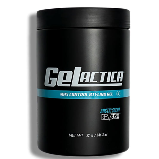 Max Control Hair Gel for Men, Alcohol-Free, Strong Hold Styling Gel, Natural Extracts for Long-Lasting Hold and Shine, Slick Back Hair Style 32 oz