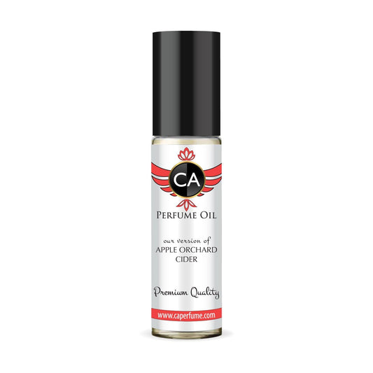 CA Perfume Originals Apple Orchard Cider Unisex Fragrance Oil Fruity Scent Long Lasting Perfumes for Women & Men Travel Size TSA Ready Mini Parfum Body Oil Roll-on 0.33 Fl Oz 10ml
