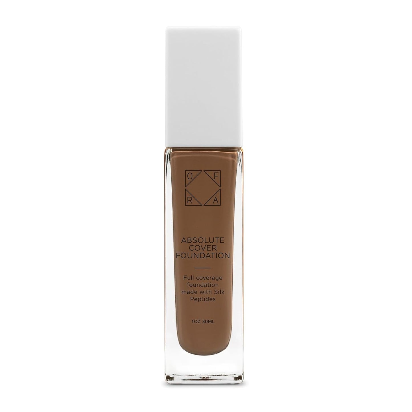 Absolute Cover Foundation #10 | Liquid Medium Coverage Foundation with Natural FInish | Oil-Free Face Makeup | Deep Shade with Neutral Undertone | 1oz/30ml