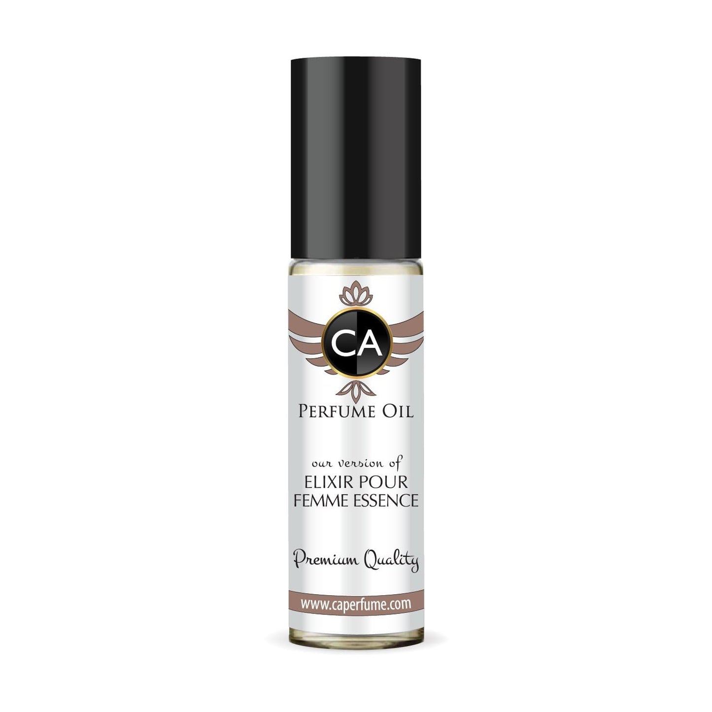 CA Perfume Impression of Elixir Pour Femme Essence for Women Fragrance Oil Amber Floral Scent Long Lasting Perfumes for Women Travel Size TSA Ready Mini Parfum Body Oil Roll-on 0.33 Fl Oz 10ml