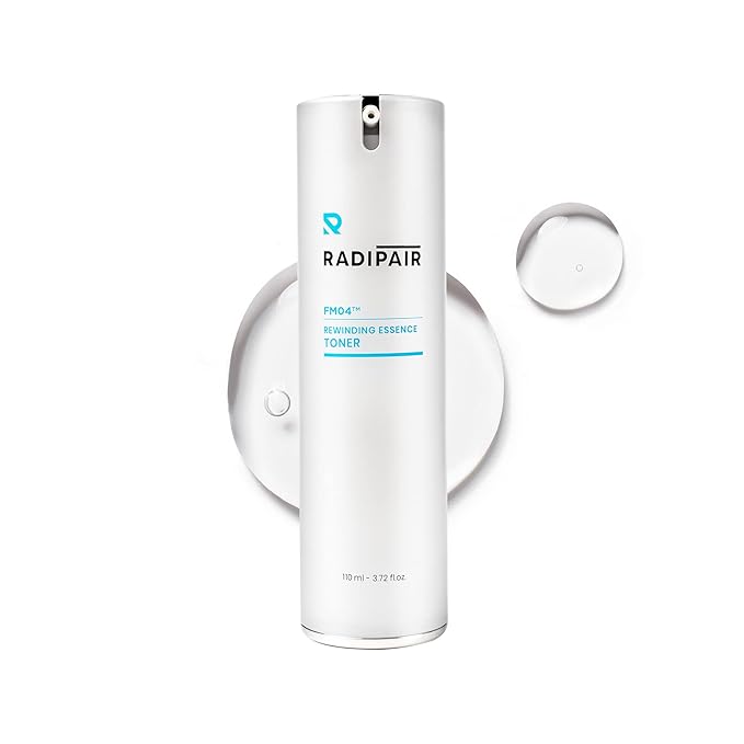 FM04 REWINDING Essence Toner, 3.72 fl oz | Nourishing and Hydrating Toner for Sensitive Skin, Korean Skin Care Toner for Face with Patented Raw Materials TFM