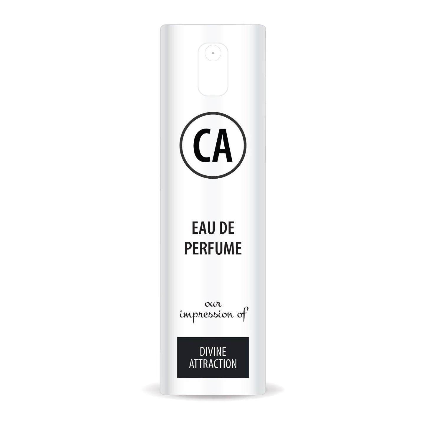 CA Perfume Impression of Divine Attraction Unisex Eau De Parfum Leather Scent Long Lasting Unisex Fragrance Travel Size TSA Ready for Day and Night Wear 0.33 Fl Oz 10ml