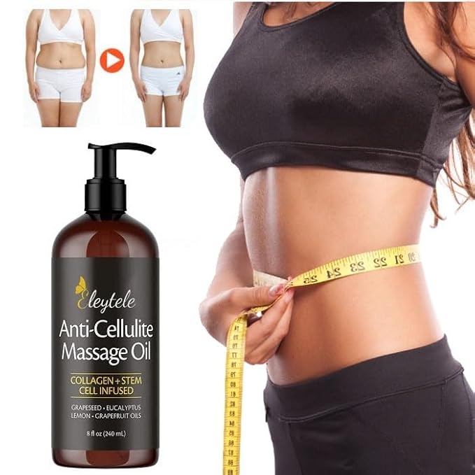 Anti-Cellulite Sculpting Serum for Firm, Smooth Skin, Advanced Cellulite Reduction Serum for Firm, Collagen and Stem Cell Skin Tightening Cellulite for Women. Price for 1 x 8 Fl Oz, 240 ml