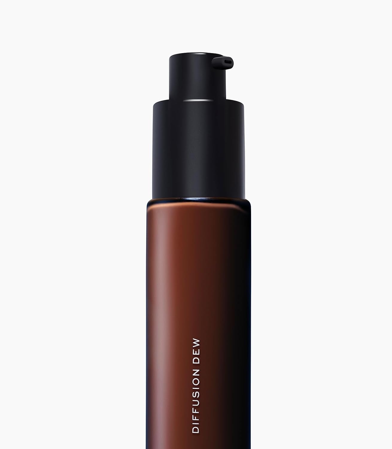 MAKE Beauty Diffusion Dew Skin Tint. Sheer to Medium Coverage Radiant Finish. Blurring, Smoothing, and Brightening for Glowing Complexion. Enhanced with Niacinamide and Adenosine. Espresso 20