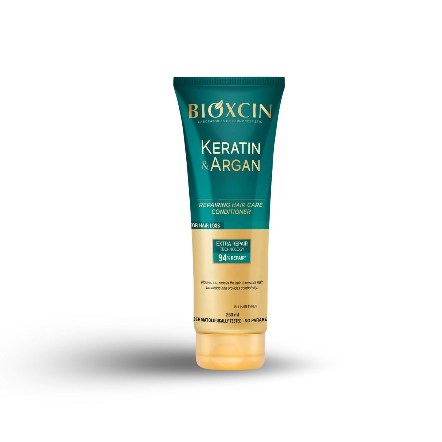BIOXCIN Keratin Argan Repair Hair Care Cream for Worn and Damaged Hair 250 ML