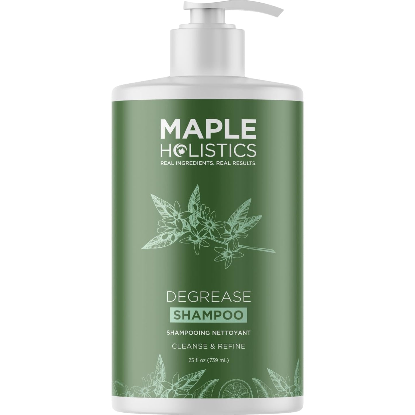 Maple Holistics Clarifying Shampoo for Oily Hair and Scalp - Deep Cleansing Shampoo Build Up Remover with Rosemary Oil - for Greasy Hair & Scalp - Vegan Color Safe Sulfate & Paraben Free (25 Fl Oz)