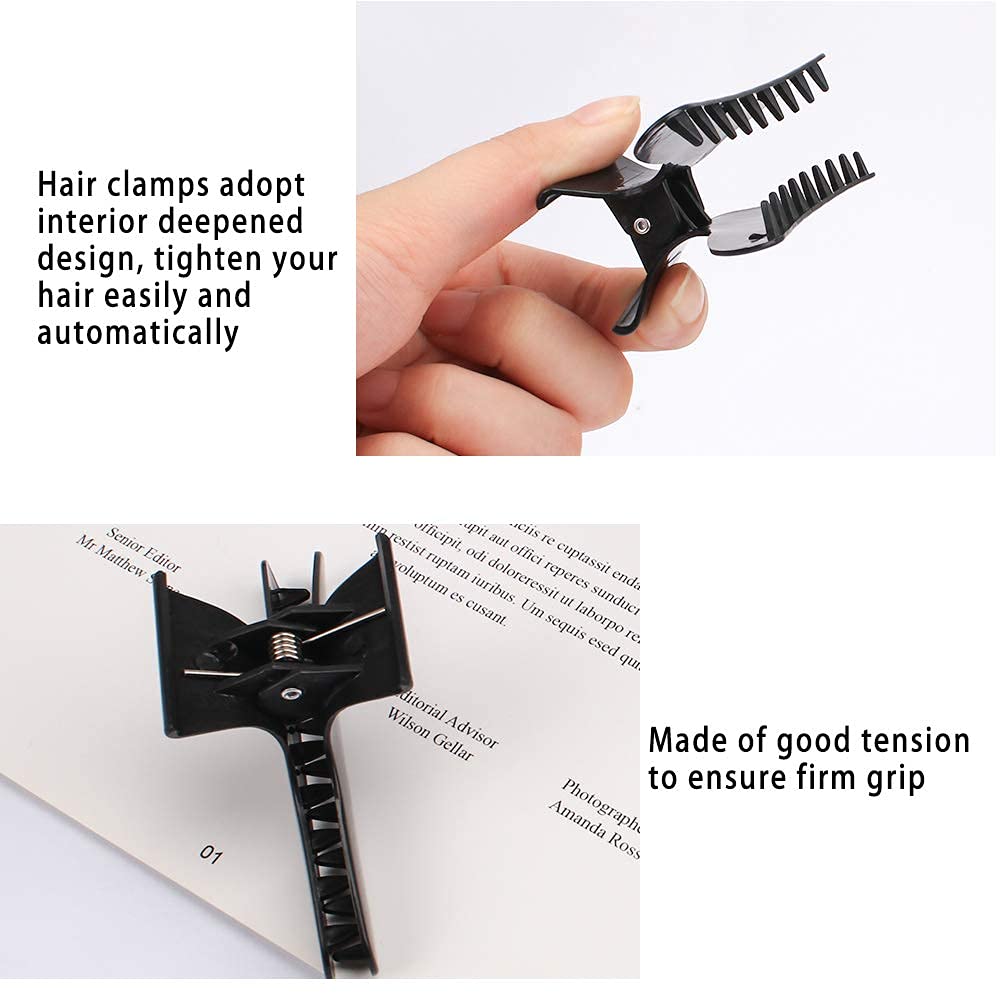 Ondder Hair Clips for Styling and Coloring - Butterfly Clamps, Claw Clips, Hair Accessories for Professionals and Women