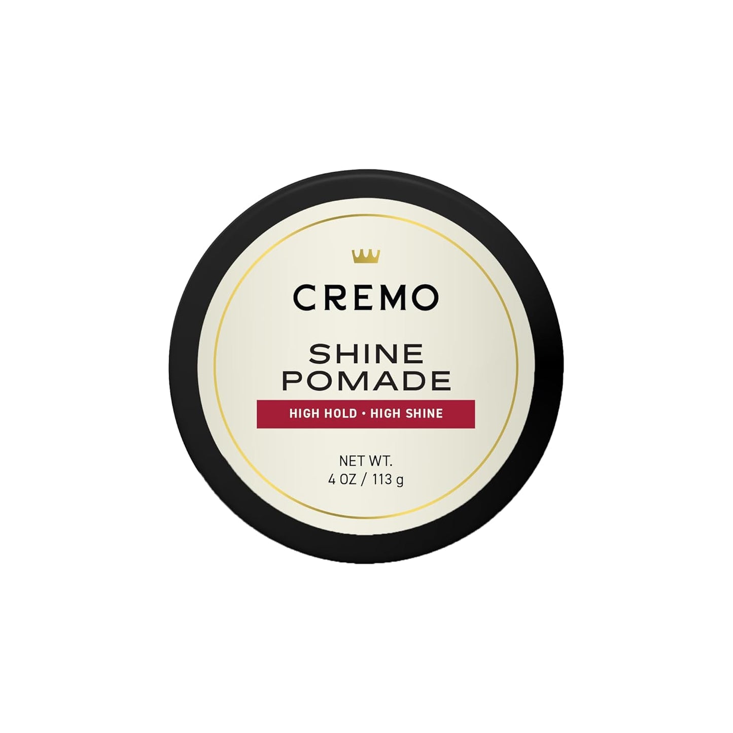 Cremo Hair Pomade for Men - Premium Barber Grade Pomade, High Hold & Shine, Hair Styling, 4 Oz