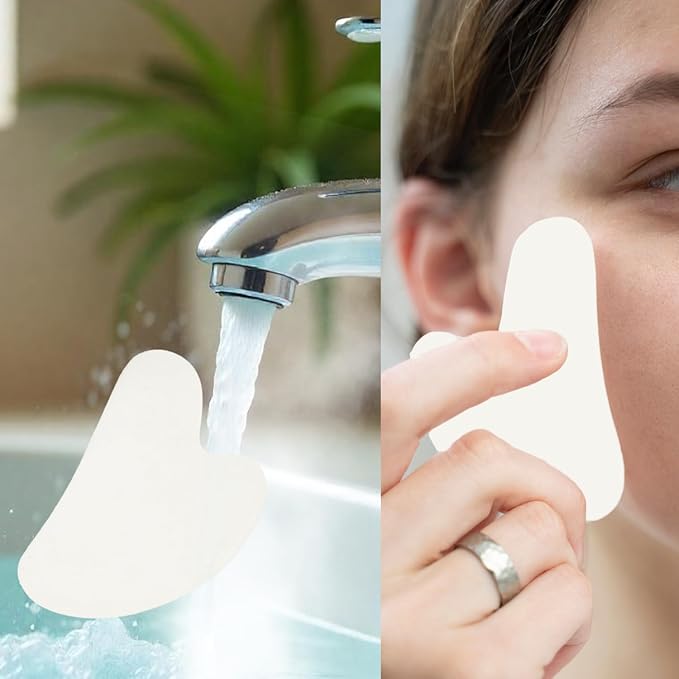 Earth & I Gua Sha Facial Tools, Guasha Tool for Face, Face Massager Tool Skin Care Tools for Face, Jawline Shaper Lymphatic Drainage Massager Face Tool, Face Sculping Tool, 2 Piece