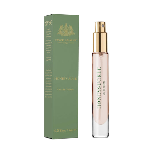 Caswell-Massey Honeysuckle Eau de Toilette Spray Feminine Floral Perfume with Fresh Honeysuckle, Mandarin & Musk Notes, Made in USA, 0.25 Fl Oz