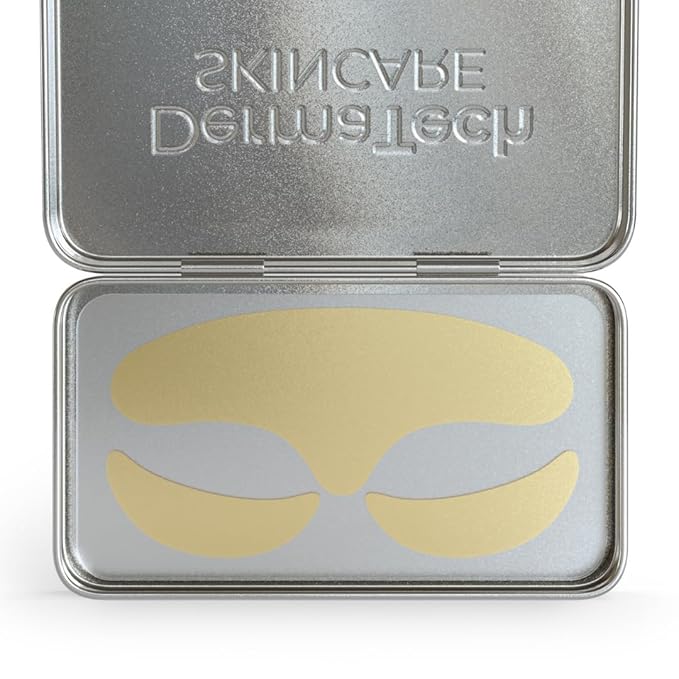 Reusable Silicone Face Patches Set | Eco-Friendly Forehead Wrinkle Patches with Tin Case | 100% Silicone Reusable Facial Patches | Forehead Wrinkles Treatment