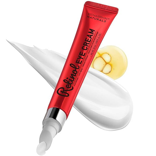 Retinol & Polypeptides Anti-Aging Eye Cream: Under Eye Treatment Reduces Wrinkles, Fine Lines, Dark Circles, Crow’s Feet & Puffiness – 0.85 Fl Oz