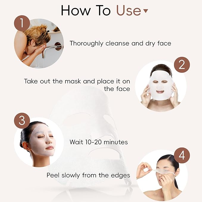 Overnight Facial Mask, 10ea Bio-Collagen Hydrating Overnight Hydrogel Mask, Korean Collagen Face Mask For Women, Deep Collagen Overnight mask, Pore Minimizing, Elasticity