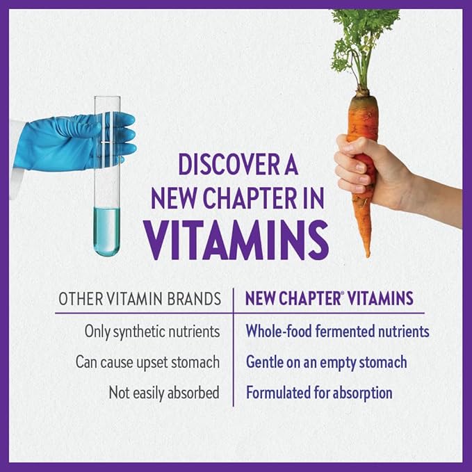 New Chapter Vitamin B Complex, Fermented 100% Vegan, 60 Count