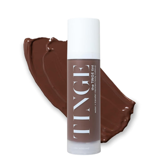 Tinge Tint Body Makeup, Lasts Up to 48 Hours, Medium Coverage Cream With Amino Acids, Hyaluronic Acid & Lysine, Semi Matte Finish, Water & Transfer Resistant, 3.38 Fl Oz - Deep Neutral