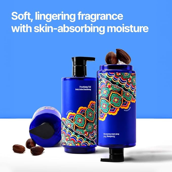 Pyunkang Yul [PKY] Dancheong Body Lotion, Intensive Moisture, Natural Scents with Essential Oils, Inspired by Fade-Resistant Korean Dancheong, Zero Irritation, Korean Skincare (11.83 Fl. Oz, 350ml)