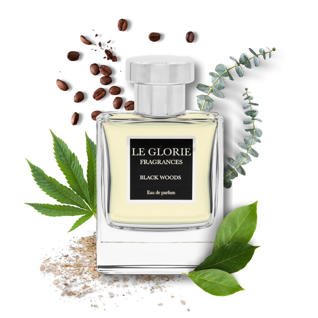 Inspired by Nasomato Black Afgano, Black Woods EDP, Long Lasting 12-14 Hours Perfume Spray for Men, Women, All Skin Types, Cruelty Free - 1.7oz 50ml