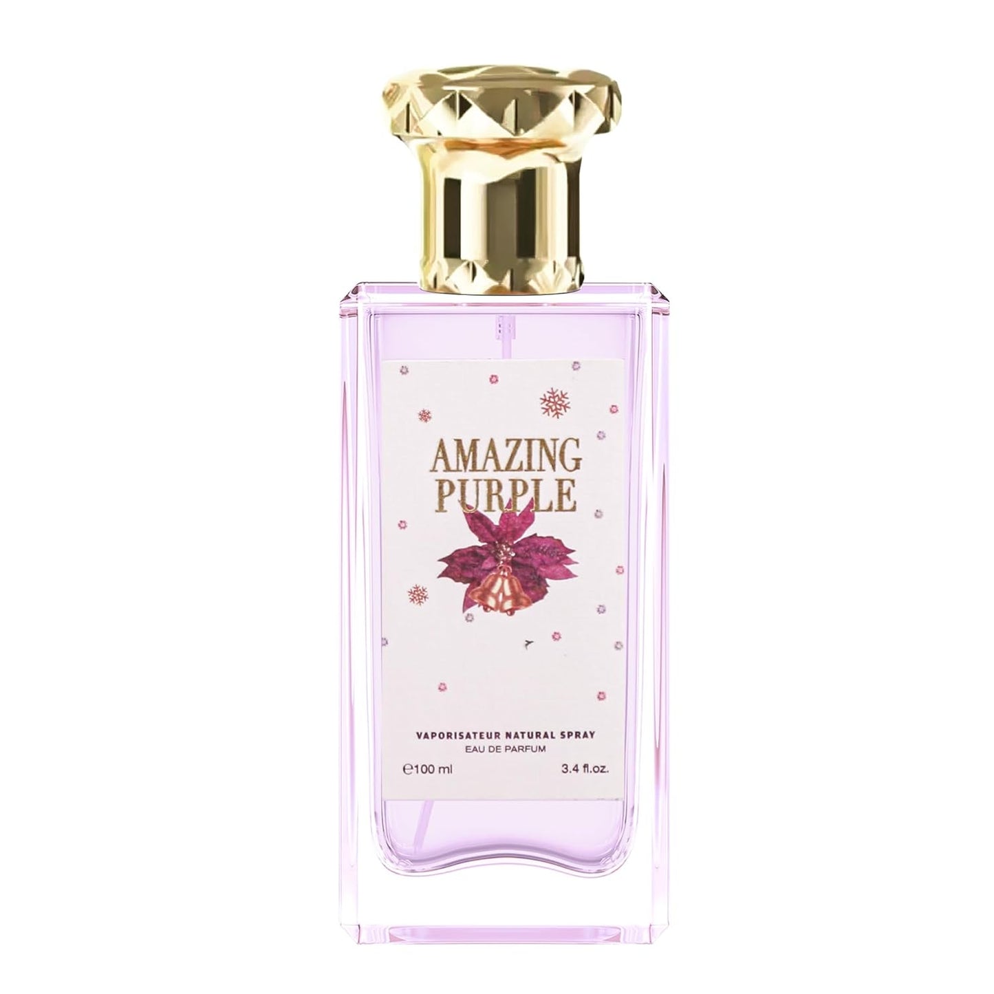 Hybrid & Company Women Amazing Purple Pour Femme Eau De Parfum Vaporisateur Natural Spray 3.4 Fl Oz