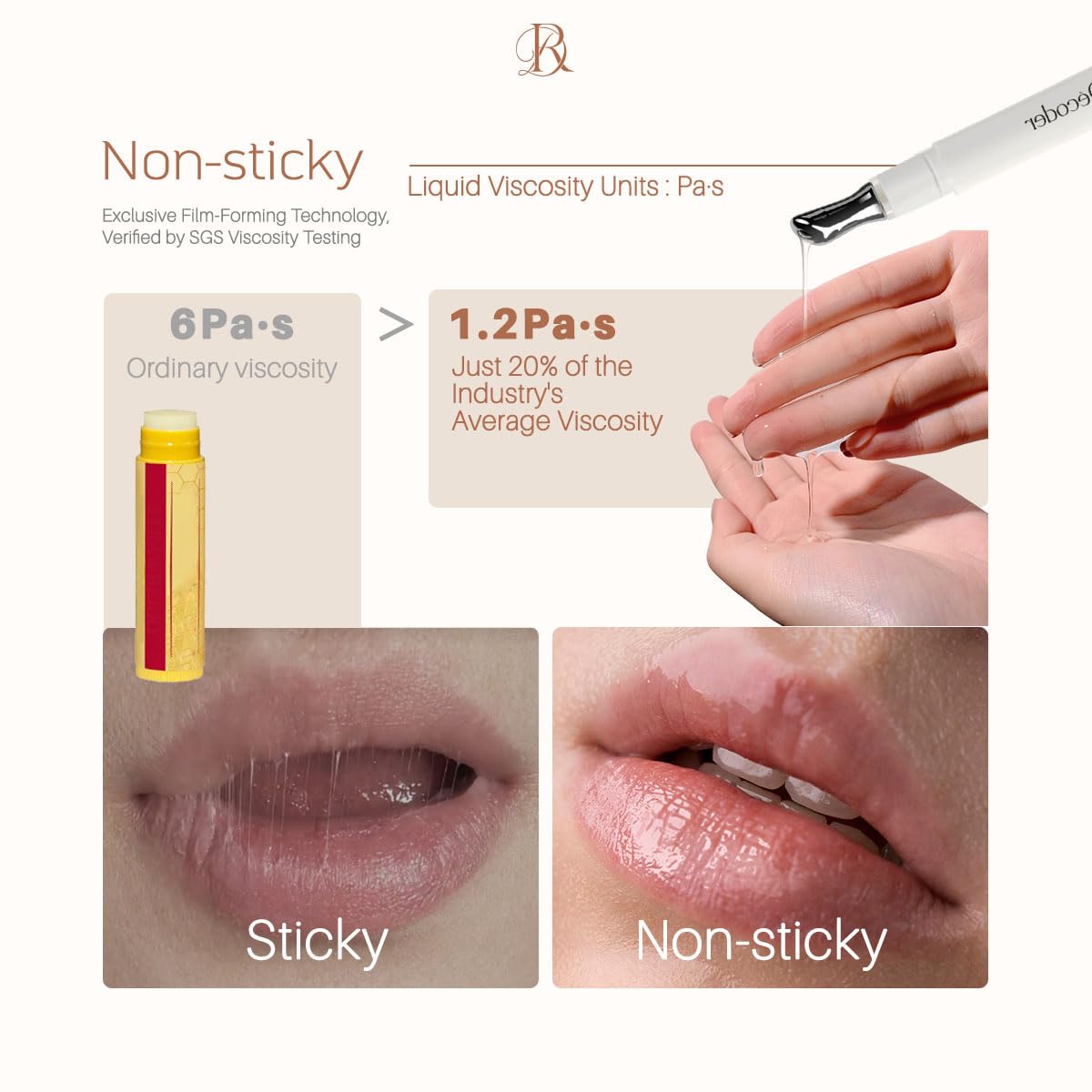 Decoder Day & Night Lip Care Set | 3 Lip Oils + 2 Night Lip Balms | Glossy Finish, Fast-Absorbing, Repair and Deep Nourishing | Stainless Steel Applicator, Vegan-Friendly, 5 x 0.05Oz