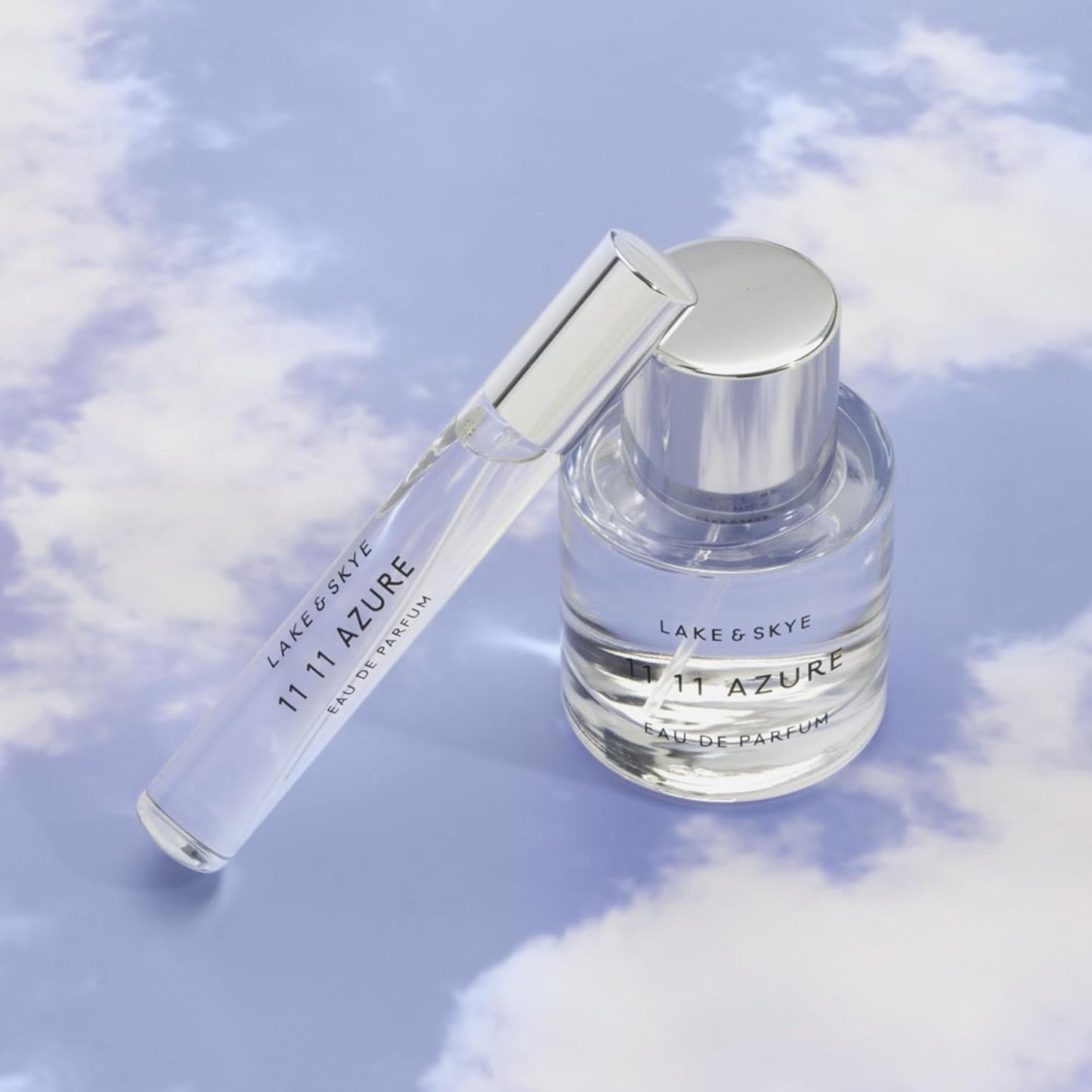 Lake & Skye 11 11 Azure Eau de Parfum Travel Spray, 0.5 fl oz (15 ml) - Sheer, Floral, Musk