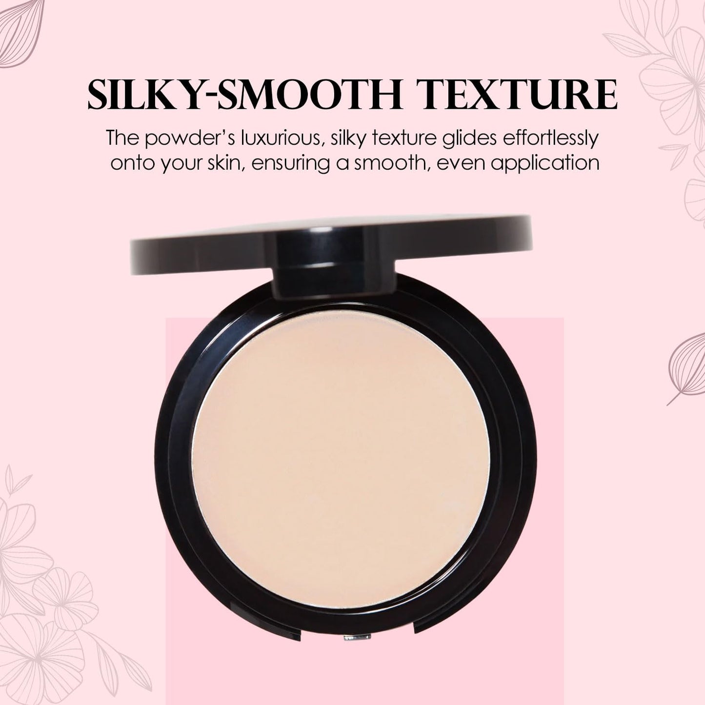 Vera Moore Matte Pressed Powder, Makeup Setting Compact Powder, Face Powder for Full Coverage with Flawless Finish, Shine, Matte Finish for All Skin Types (Linen, 12.5g)