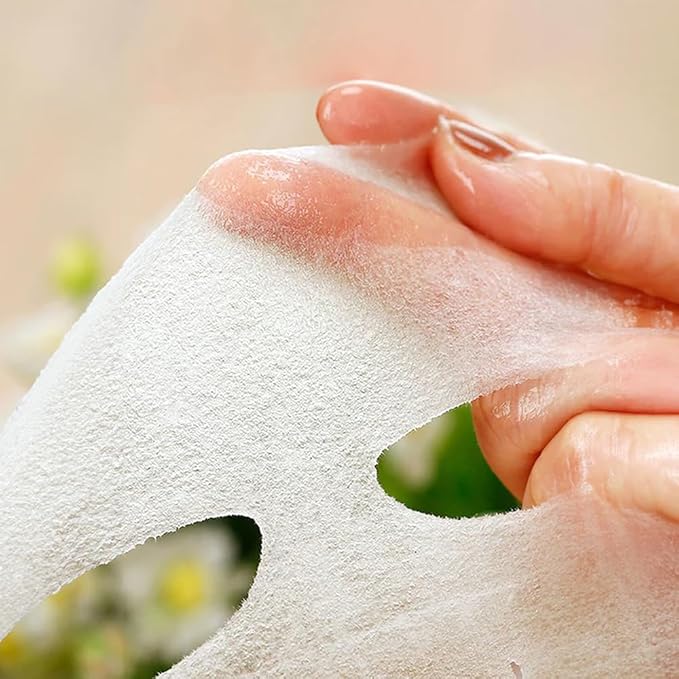 Leaders Insolution Aloe Soothing Skin Renewal Mask | Organic Aloe Leaf & Cactus Extract Hydrating Facial Treatment for Sensitive, Dry, Acne-Prone Skin | UV Repair & Hydration Boost (5 Sheets)