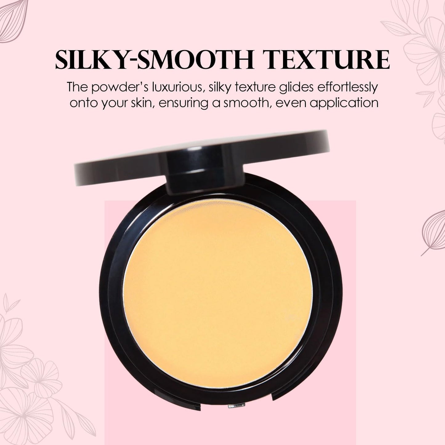 Vera Moore Matte Pressed Powder, Makeup Setting Compact Powder, Face Powder for Full Coverage with Flawless Finish, Shine, Matte Finish for All Skin Types (Café Au Lait, 12.5g)