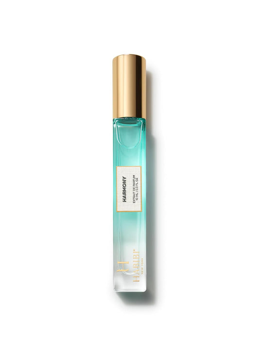 H HABIBI Harmony Extrait De Parfum 10ml (0.30 fl Oz) – Travel Size Unisex Arabian Fragrance, Long Lasting, 25% Perfume Oil, Luxury Niche with Leather Case