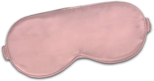 CELESTIAL SILK 100% Silk Sleep Mask for Women with Silk Covered Elastic Strap, Mask for Sleeping (One Size, Vintage Pink)