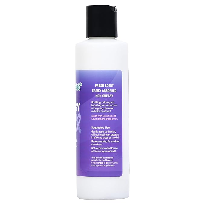 PhysAssist Oncology Lotion with Botanicals, Calming and Hydrating to Stressed Skin Undergoing Chemo or Radiation 6 oz