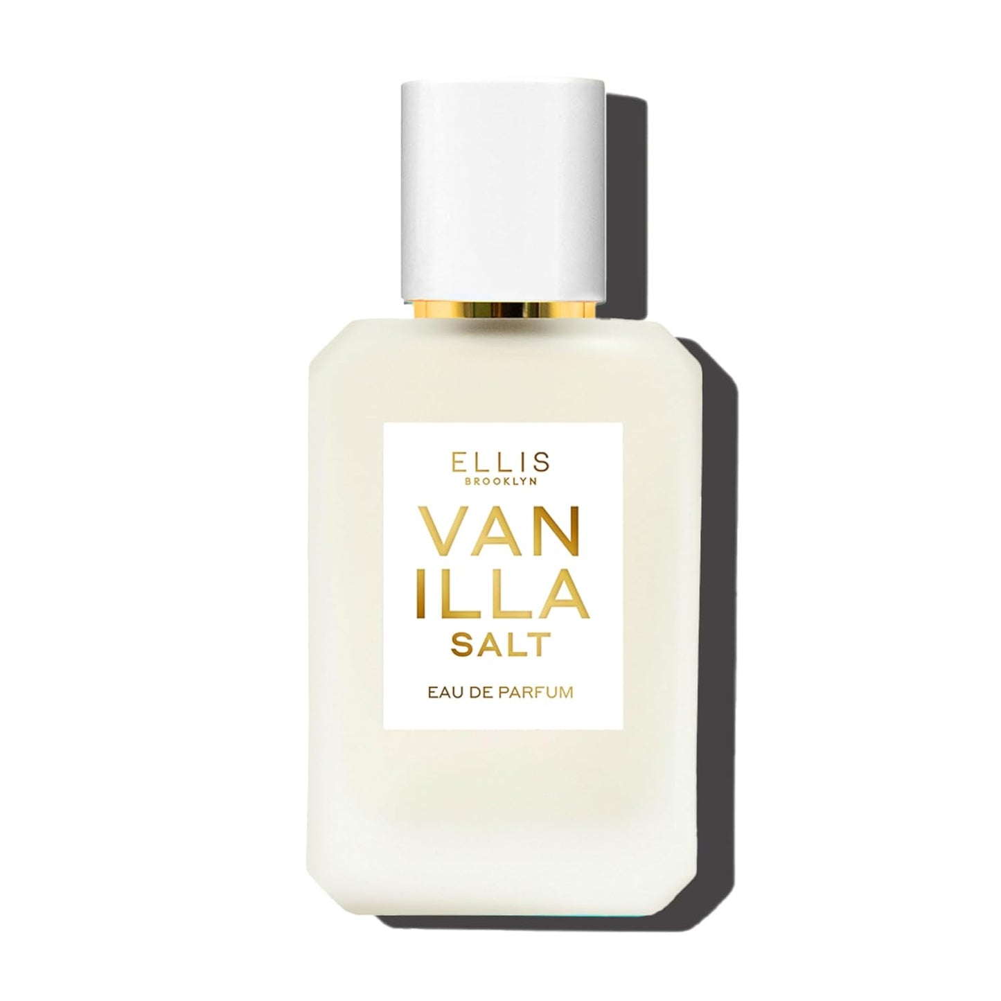 Ellis Brooklyn VANILLA SALT Eau de Parfum 1.7oz / 50ml - Gourmand Vanilla Perfume with Sea Salt, Luminous Musk, and Jasmine- Clean, Vegan, Cruelty-Free, Long Lasting Perfumes for Women
